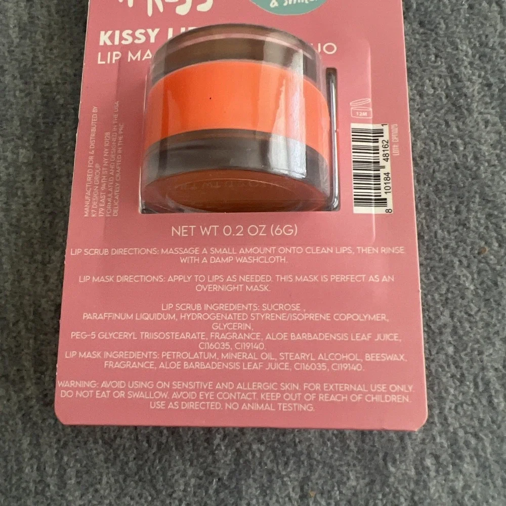 Beauty Impressions Kissy Lips Mask & Scrub Duo Viral TikTok Hydrating Aloe New